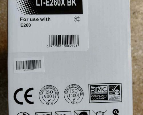 Тонер касета Lexmark LT-E260X BK съвместима