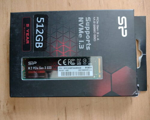 Silicon Power 512GB SSD NVMe