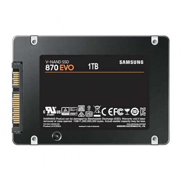 SSD SAMSUNG 870 EVO SATA 2.5”, 1TB, SATA 6 Gb/s, MZ-77E1T0B/EU
